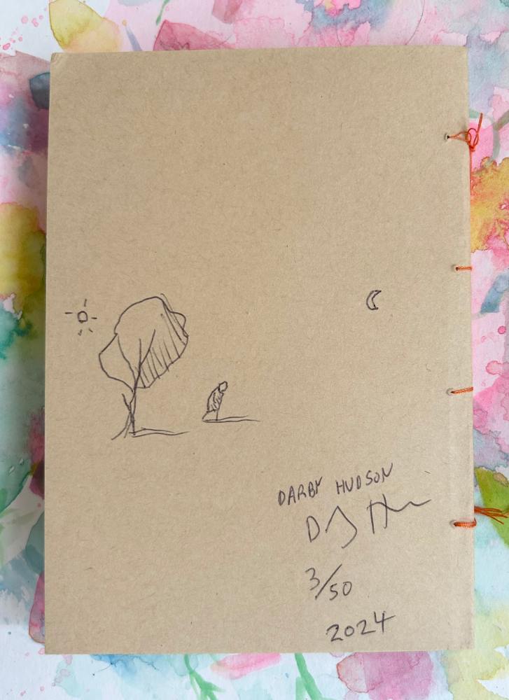 SMUGGLE YOUR WEIRDNESS - handmade booklet: typed/stitched/drawn (limited edition of 50)