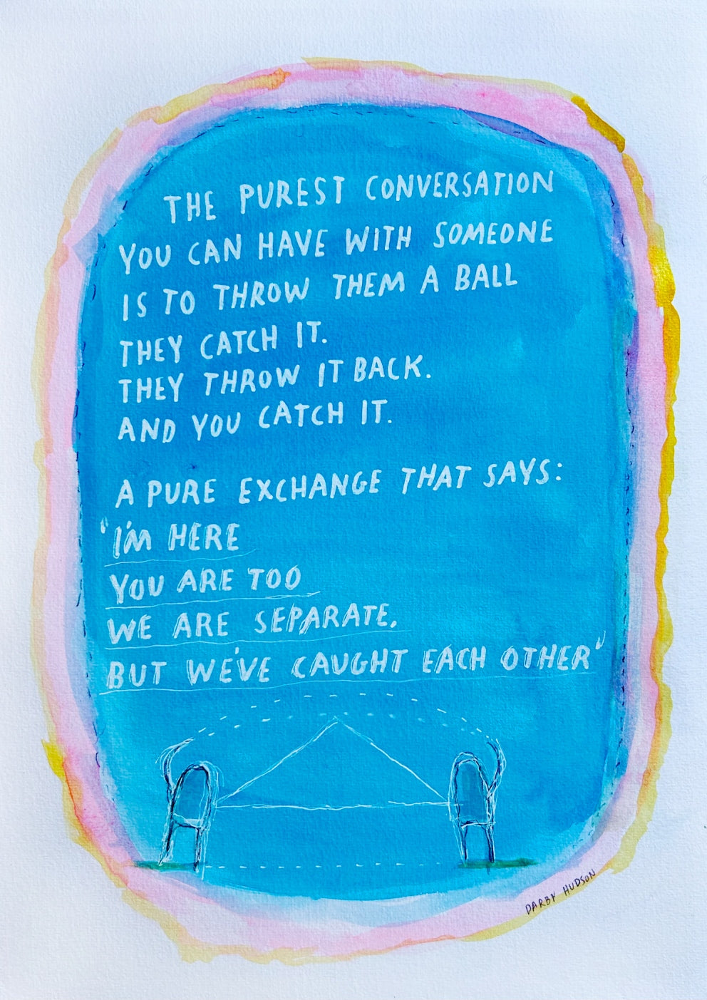 Conversation - signed print