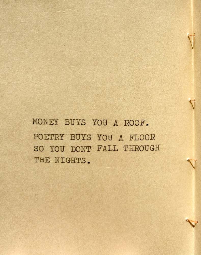 SMUGGLE YOUR WEIRDNESS - handmade booklet: typed/stitched/drawn (limited edition of 50)