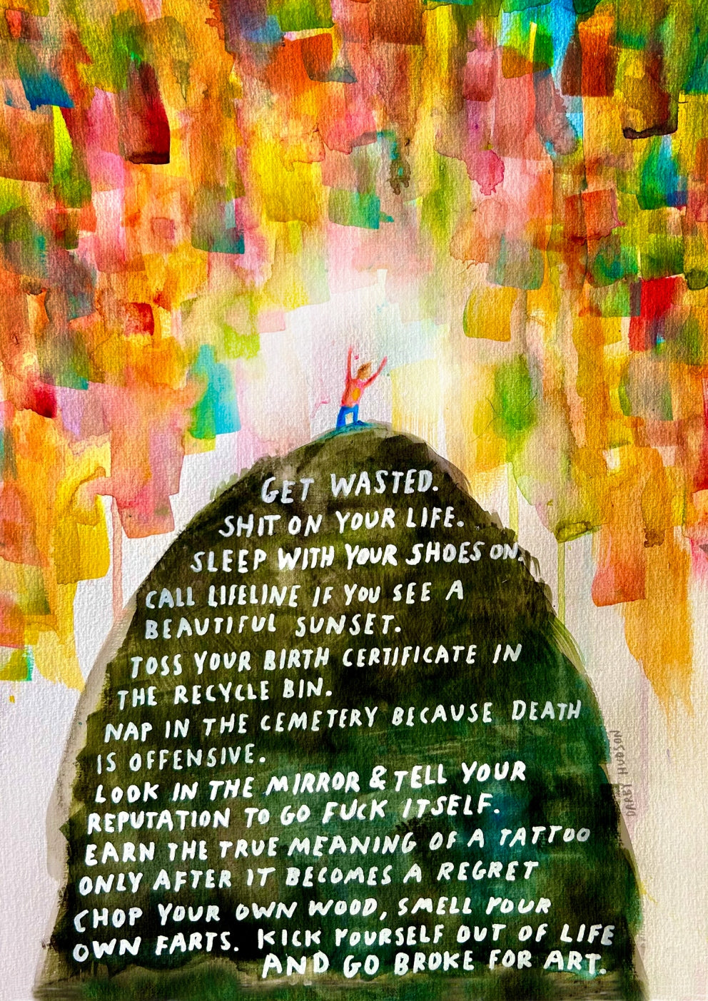 Nothing Matters/Everything Matters - signed print
