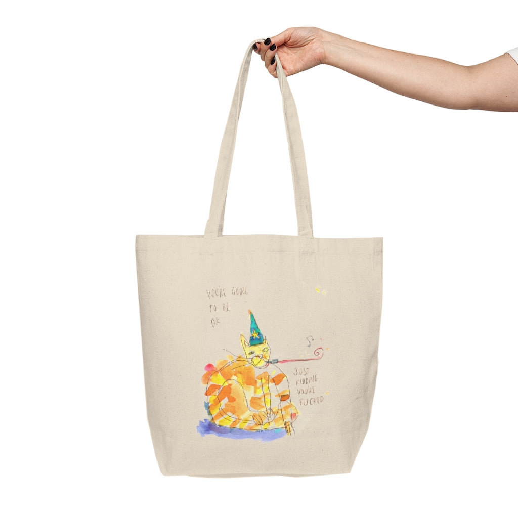 Be Ok With Cat - Tote