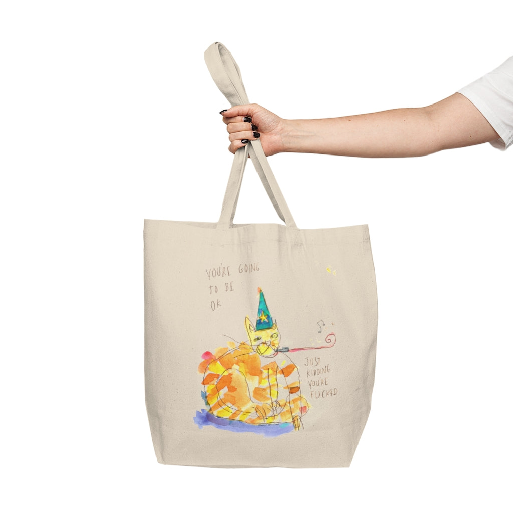 Be Ok With Cat - Tote
