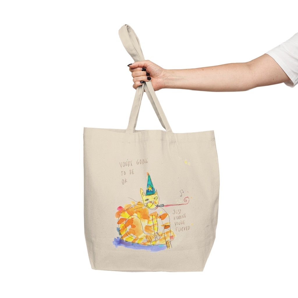 Be Ok With Cat - Tote