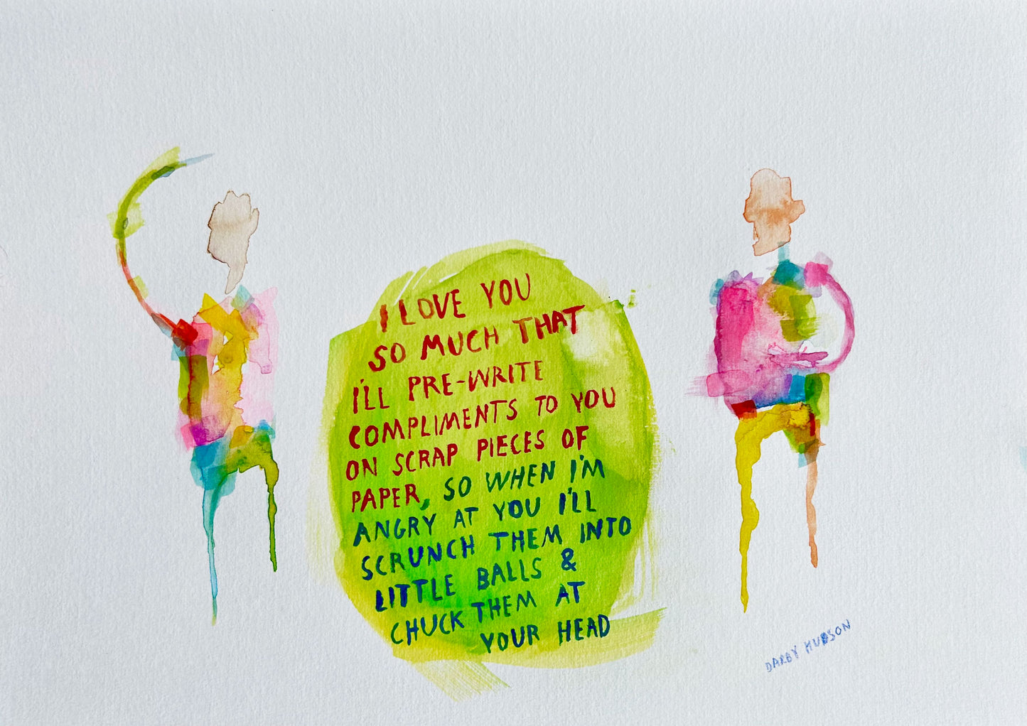 Love You So Much - signed print