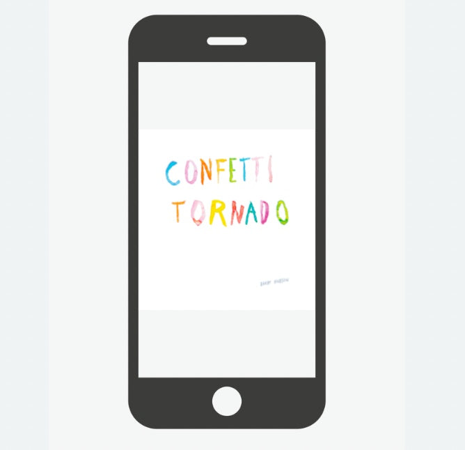 CONFETTI TORNADO - new and selected illustrated poems, digital download