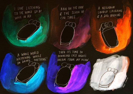 Bed - signed print