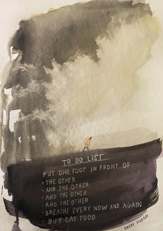 To Do List - signed print